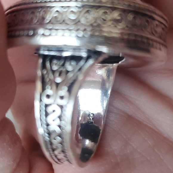 New Unique Labradorite 925 Silver Ring. - Picture 14 of 16